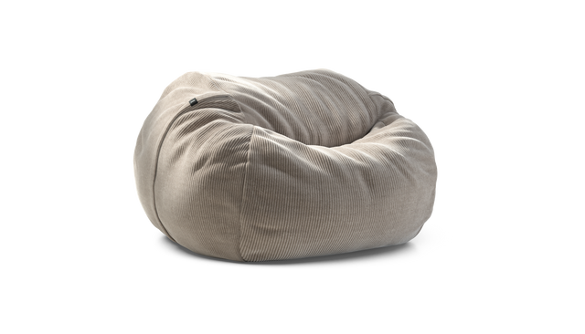 vetsak | Puf Large - Cord Velour - Platinum
