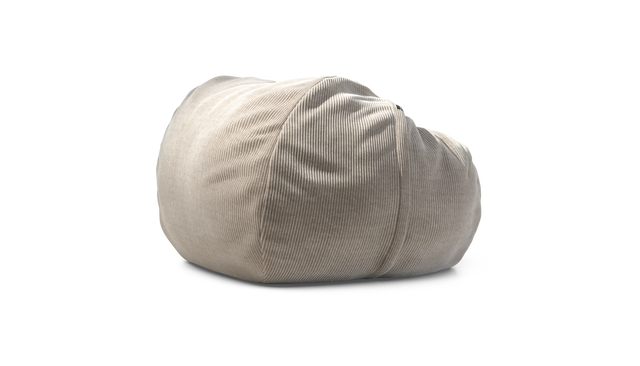 vetsak | Puf Large - Cord Velour - Platinum