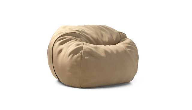 vetsak | Puf Medium - Leather - Beige