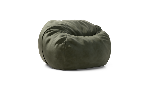 vetsak | Puf Medium - Leather - Olive