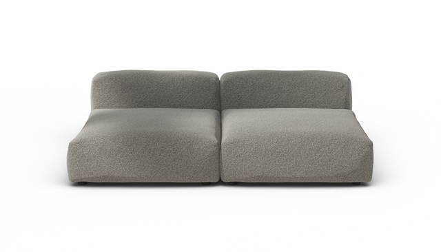 vetsak | Sofa Set 01 Large - Pebble - Platinum | Modular Sofa | 3.5 Seater