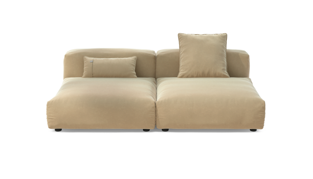 vetsak | Sofa Set 01 Large - Suave - Creme | Modular Sofa | 3.5 Seater