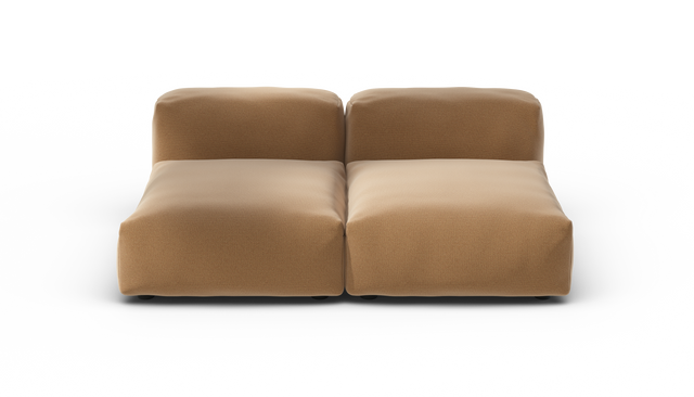 vetsak | Sofa Set 01 Medium - Pique - Wheat | Modular Sofa | 2.5 Seater
