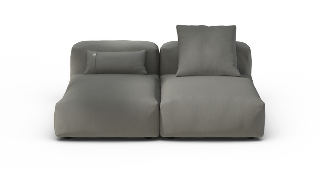 vetsak | Sofa Set 01 Medium - Terrain - Flint | Modular Sofa | 2.5 Seater