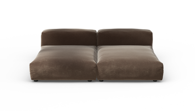 vetsak | Sofa Set 01 XLarge - Suave - Espresso | Modular Sofa | 3.5 Seater