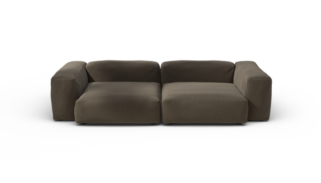 vetsak | Sofa Set 02 Large - Breeze - Brown | Modular Sofa | 3.5 Seater | Big Sofa