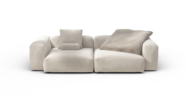 vetsak | Sofa Set 02 Large - Nub - Creme | Modular Sofa | 3.5 Seater | Big Sofa