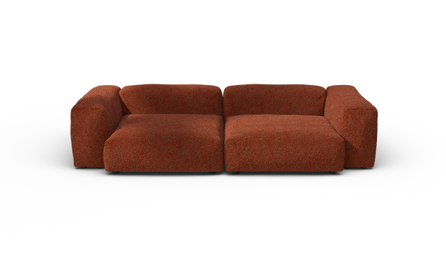 vetsak | Sofa Set 02 Large - Nub - Sienna | Modular Sofa | 3.5 Seater | Big Sofa