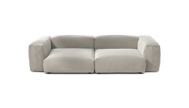 vetsak | Sofa Set 02 Large - Suave - Clay | Modular Sofa | 3.5 Seater | Big Sofa