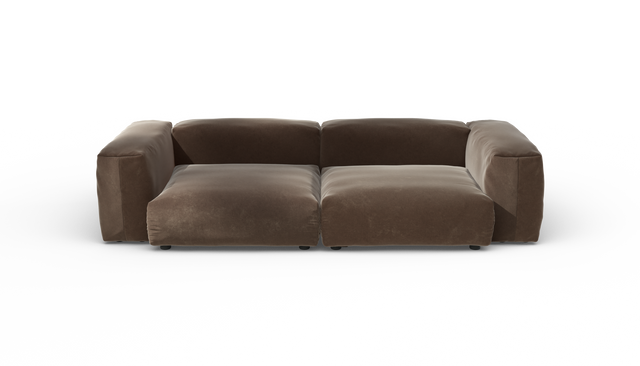vetsak | Sofa Set 02 Large - Suave - Espresso | Modular Sofa | 3.5 Seater | Big Sofa