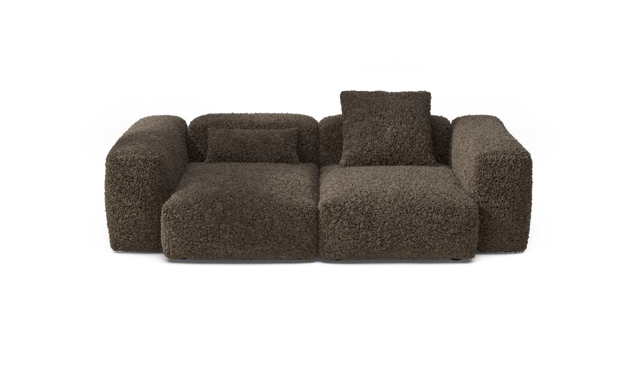 vetsak | Sofa Set 02 Medium - Doodle - Cacao | Modular Sofa | 2.5 Seater | Big Sofa