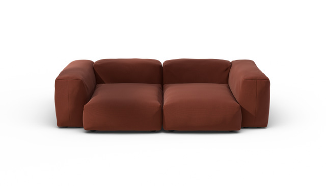 vetsak | Sofa Set 02 Medium - Terrain - Saffron | Modular Sofa | 2.5 Seater | Big Sofa