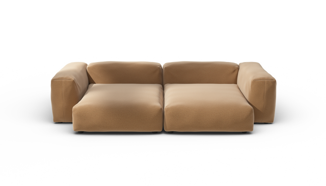 vetsak | Sofa Set 02 XLarge - Pique - Wheat | Modular Sofa | 3.5 Seater | Big Sofa