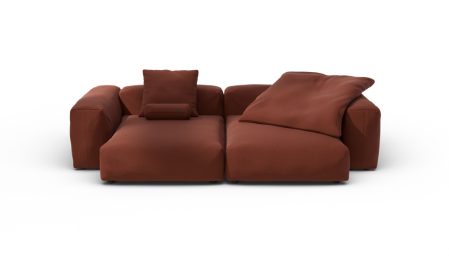 vetsak | Sofa Set 02 XLarge - Terrain - Saffron | Modular Sofa | 3.5 Seater | Big Sofa