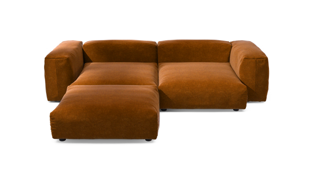 vetsak | Sofa Set 03 - Suave - Honey | Modular Sofa | 3.5 Seater | Big Sofa | Corner Sofa