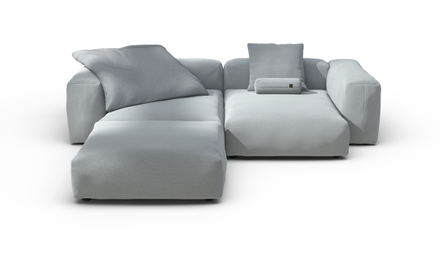 vetsak | Sofa Set 03 - Pique - Turquoise | Modular Sofa | 3.5 Seater | Big Sofa | Corner Sofa