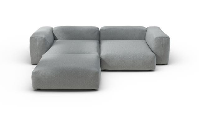 vetsak | Sofa Set 03 - Ridge - Limestone | Modular Sofa | 3.5 Seater | Big Sofa | Corner Sofa