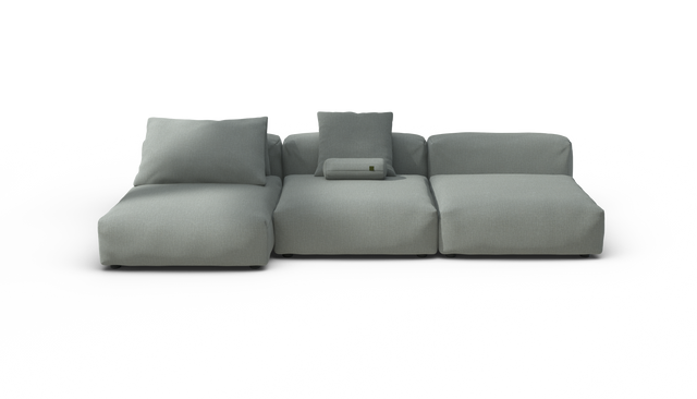 vetsak | Sofa Set 04 - Breeze - Sage | Modular Sofa | 5 Seater | Big Sofa