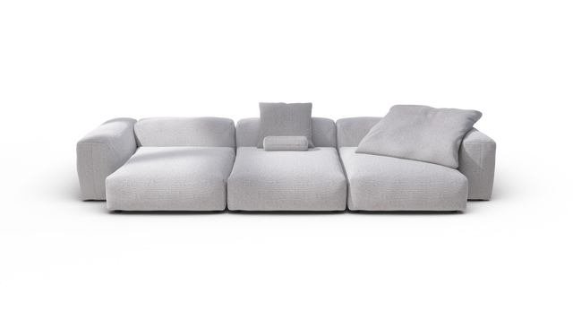 vetsak | Sofa Set 05 - Ridge - Dune | Modular Sofa | 5 Seater | Big Sofa | Corner Sofa