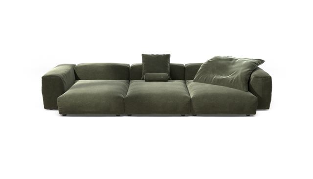 vetsak | Sofa Set 05 - Suave - Pine | Modular Sofa | 5 Seater | Big Sofa | Corner Sofa
