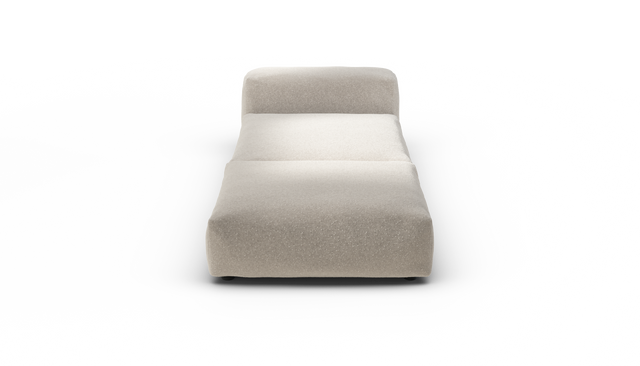 vetsak | Sofa Set 07 - Sun Lounger - Nub - Creme | Modular Sofa | 2 Seater | Daybed | Chaiselounge
