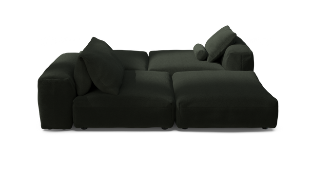 vetsak | Sofa Set 08 - Daybed - Loop Loop - Mousse | Modular Sofa | 6 Seater | Outdoor Island | Double lounger