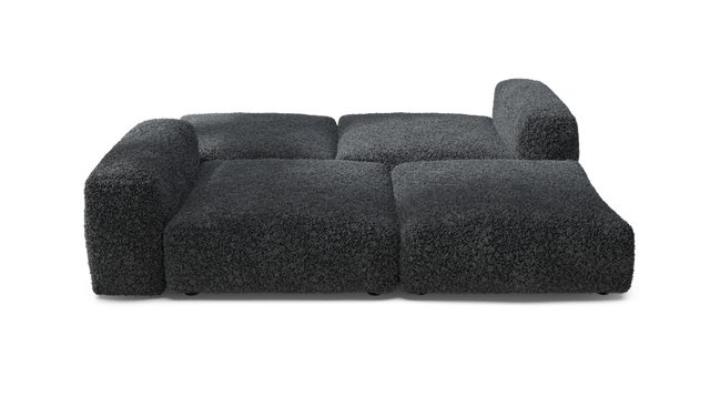 vetsak | Sofa Set 08 - Daybed - Doodle - Dark Grey | Modular Sofa | 6 Seater | Outdoor Island | Double lounger