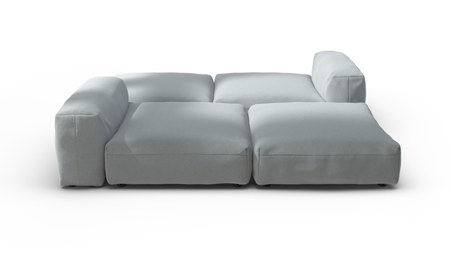 vetsak | Sofa Set 08 - Daybed - Pique - Turquoise | Modular Sofa | 6 Seater | Outdoor Island | Double lounger