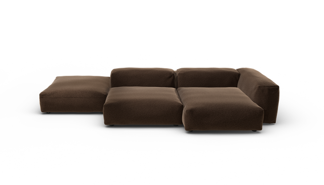 vetsak | Sofa Set 09 - The Island - Pebble - Umber | Modular Sofa | 7 Seater | Sofa Island