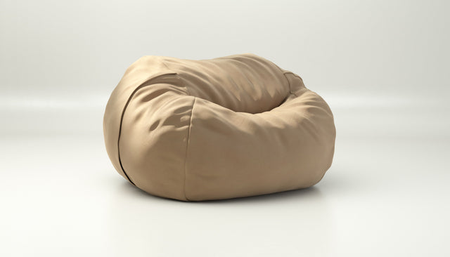 vetsak | Puf Large - Leather - Beige