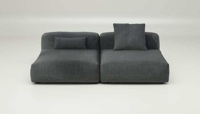 vetsak | Sofa Set 01 Large - Pique - Dark Grey | Modular Sofa | 3.5 Seater