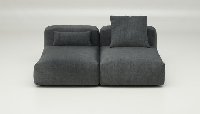 vetsak | Sofa Set 01 Medium - Pique - Dark Grey | Modular Sofa | 2.5 Seater
