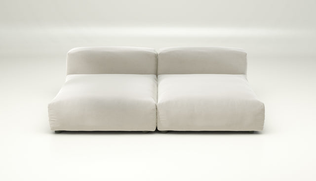 vetsak | Sofa Set 01 XLarge - Suave - Pearl | Modular Sofa | 3.5 Seater