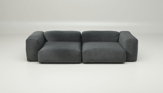vetsak | Sofa Set 02 Large - Pique - Dark Grey | Modular Sofa | 3.5 Seater | Big Sofa