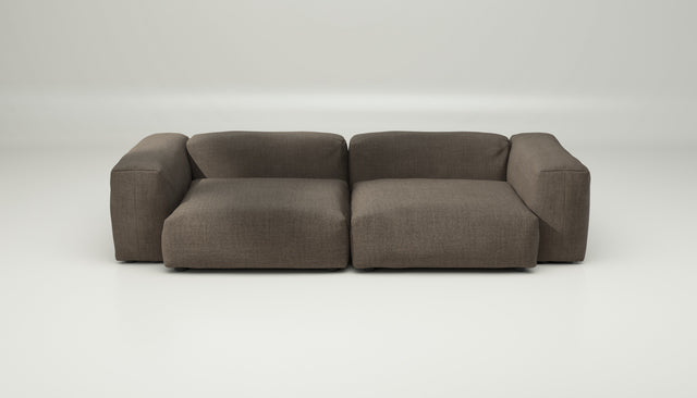 vetsak | Sofa Set 02 Large - Pique - Taupe | Modular Sofa | 3.5 Seater | Big Sofa