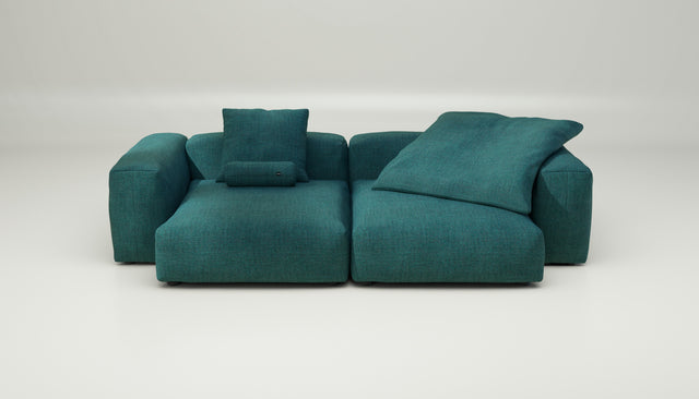 vetsak | Sofa Set 02 XLarge - Pique - Cedar | Modular Sofa | 3.5 Seater | Big Sofa