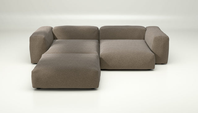 vetsak | Sofa Set 03 - Loop Loop - Taupe | Modular Sofa | 3.5 Seater | Big Sofa | Corner Sofa