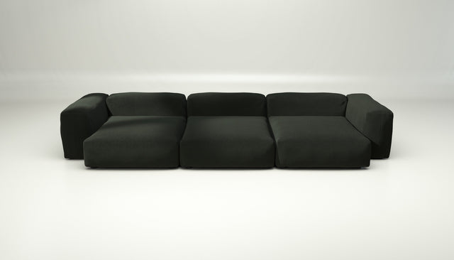 vetsak | Sofa Set 05 - Loop Loop - Mousse | Modular Sofa | 5 Seater | Big Sofa | Corner Sofa